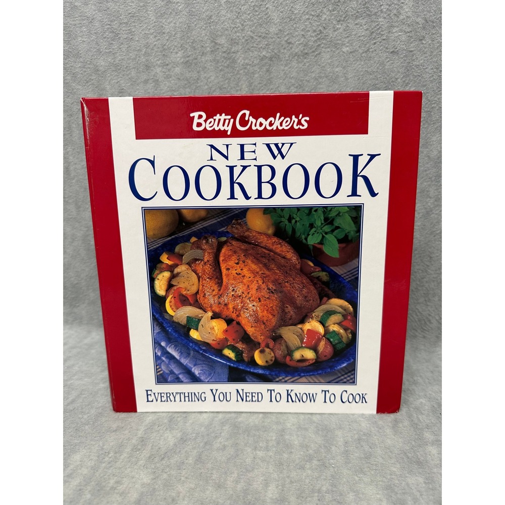 Betty Crocker New Cookbook Red 5-Ring Binder Everything You Need To Know To Cook